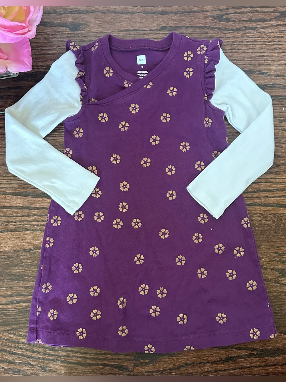 Tea Collection ruffled dress, size 3